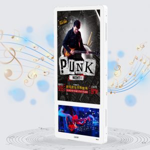 Android WiFi Indoor Elevator Dual Screen Wall Mount Digital Signage TFT LCD Advertising Screen Display