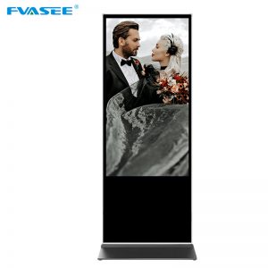 floor standing digital signage without touch