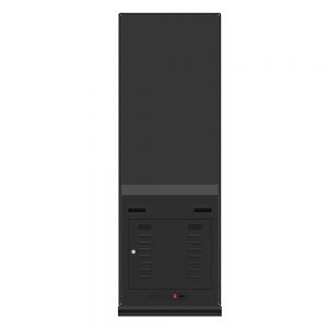 Capacitive floor standing touch screen display