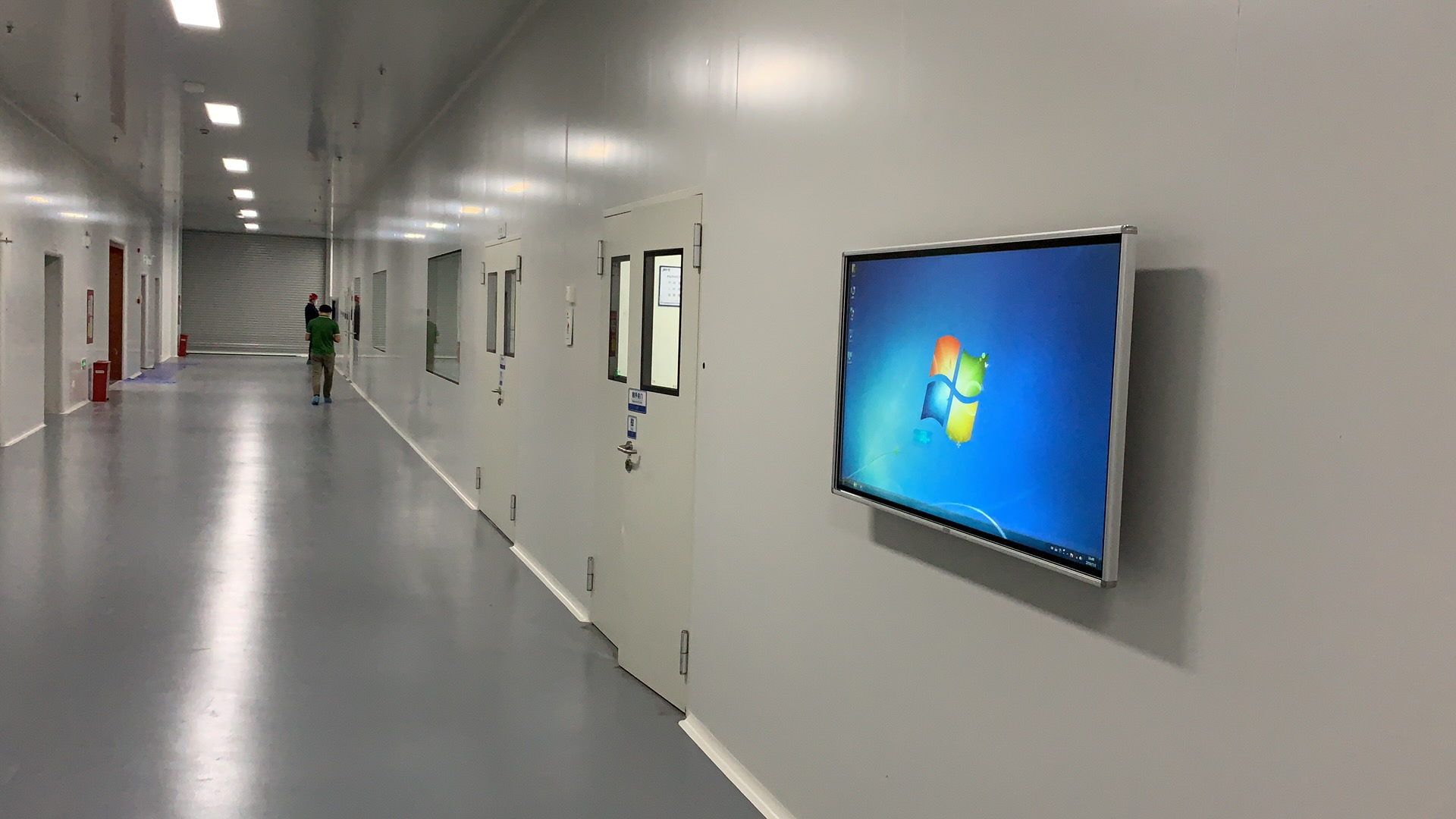 interactive whiteboard in factory