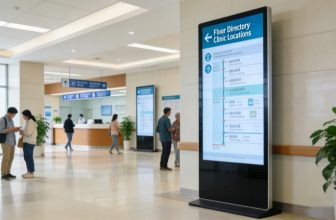 Fvasee Wayfinding Digital Signage for Outpatient Clinics