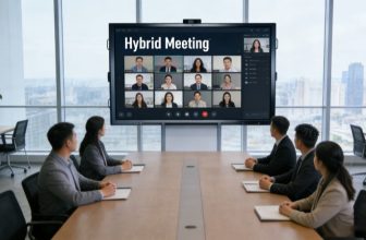 FVASEE All-in-One Conference Displays for Hybrid Meetings & Modern Offices