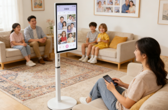 Family Movie Night Setup | FVASEE Portable Smart Screen for Home Entertainment