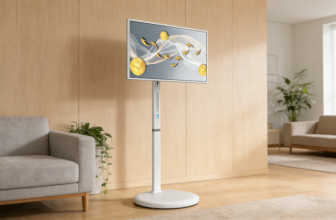 Fvasee Portable Smart TV for Living Room: Flexible & Modern Entertainment