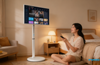 Bedroom TV Alternative | FVASEE Mobile Smart Display for Modern Living