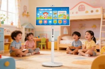 Fvasee Portable Smart TV for Kids Rooms: Safe, Fun & Educational