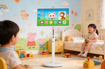 FVASEE StandBy Me TV for Nursery and Baby Rooms | Safe & Flexible Smart Display