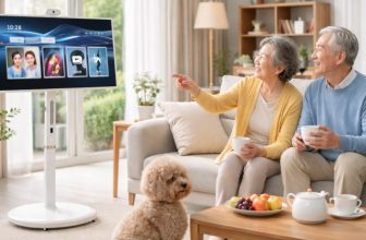 FVASEE Portable Smart TV for Senior-Friendly Homes | Easy & Comfortable Viewing