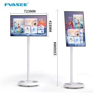 Portable Smart TV with Stand & Battery | Mobile Smart Screen FVASEE