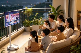 Battery Powered Smart TV for Balconies | Outdoor Entertainment Made Easy