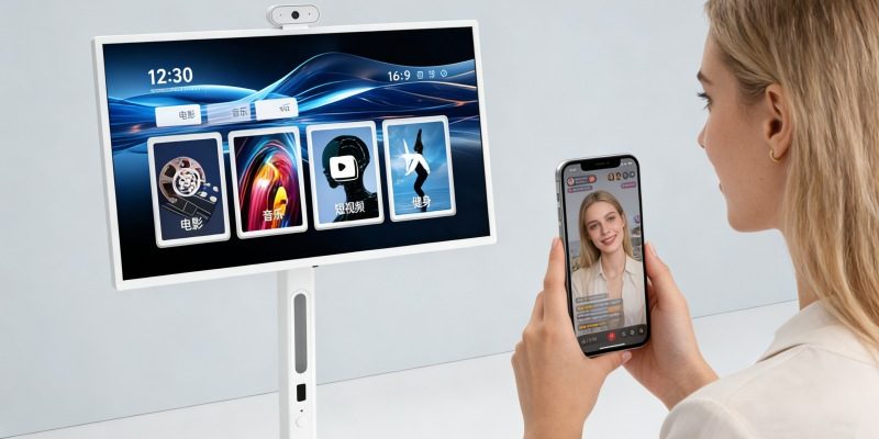 Portable Smart Display for Watching Netflix Anywhere | FVASEE Mobile Screen