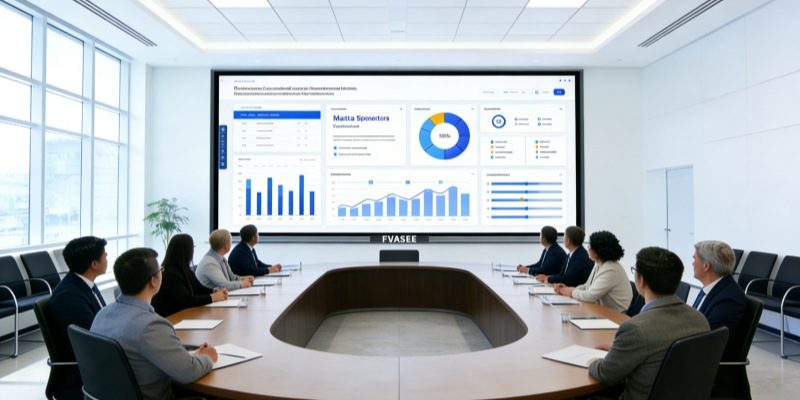 Fvasee Smart Conference Displays for Executive Boardrooms & Leadership Meetings