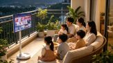 Battery Powered Smart TV for Balconies | Outdoor Entertainment Made Easy