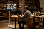 Rolling Smart Screen for Home Office | Flexible Smart Display for Remote Work