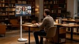 Rolling Smart Screen for Home Office | Flexible Smart Display for Remote Work
