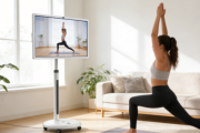Portable Smart TV for Home Fitness Workouts | Smart Screen for Exercise Anywhere