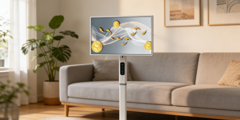 Fvasee Portable Smart TV for Small Apartments: Space-Saving Smart Living