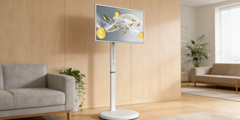 Fvasee Portable Smart TV for Living Room: Flexible & Modern Entertainment