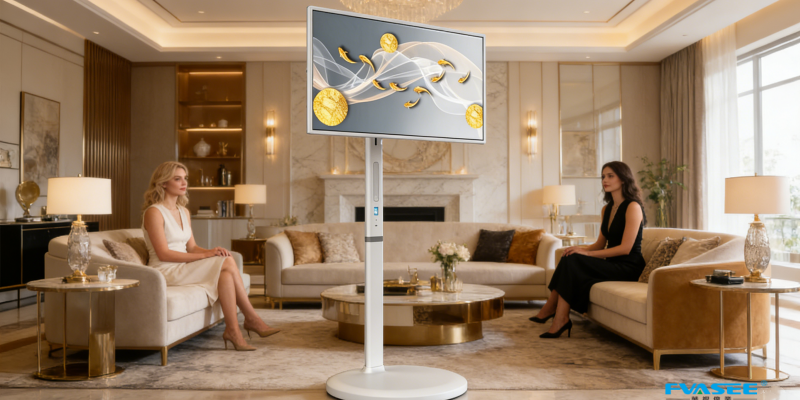 Smart Home Entertainment Display | FVASEE Portable Smart TV for Connected Living