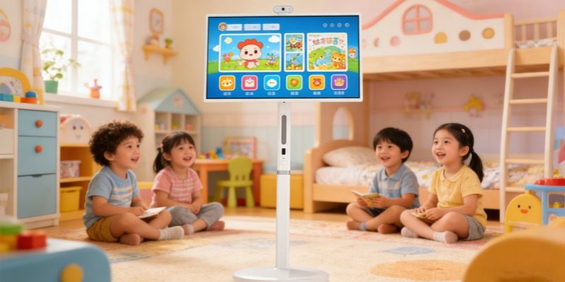 Fvasee Portable Smart TV for Kids Rooms: Safe, Fun & Educational