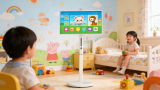 FVASEE StandBy Me TV for Nursery and Baby Rooms | Safe & Flexible Smart Display