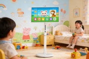 FVASEE StandBy Me TV for Nursery and Baby Rooms | Safe & Flexible Smart Display