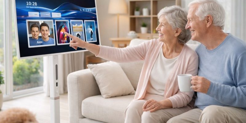 Fvasee Portable Smart TV for Seniors: Easy, Safe & Comfortable Viewing