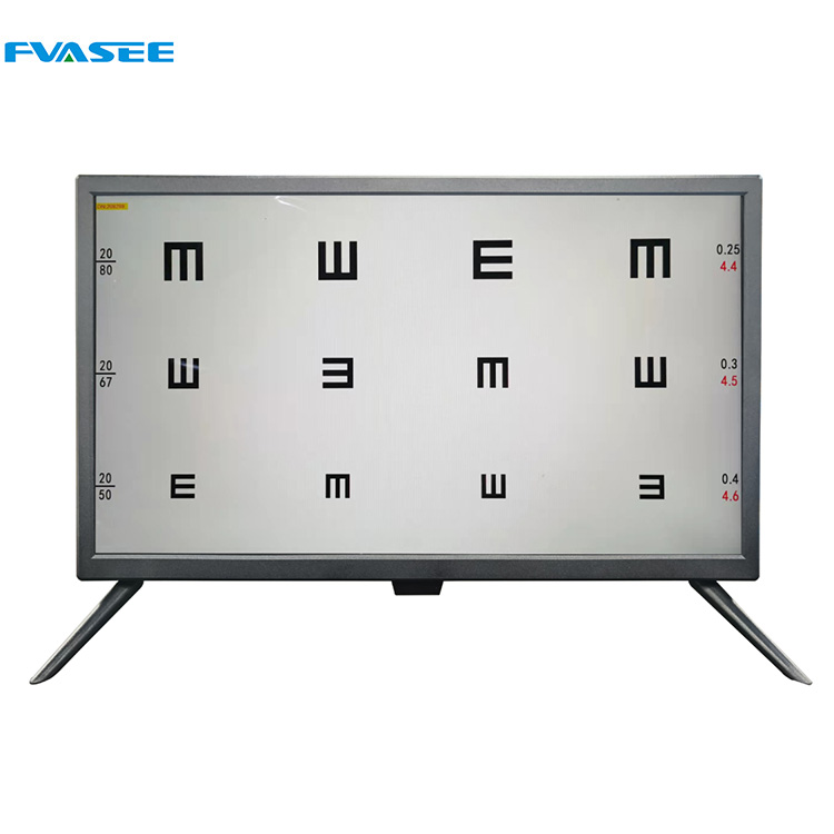 Factory lcd display eye examination visual acuity chart eye vision test chart